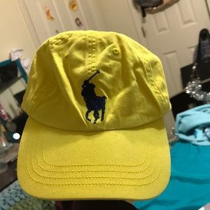 RALPH LAUREN POLO HAT ( YELLOW ) BRAND NEW